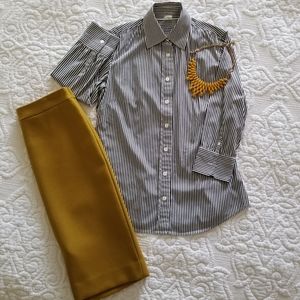 J.Crew Tailored Stripe Button Down